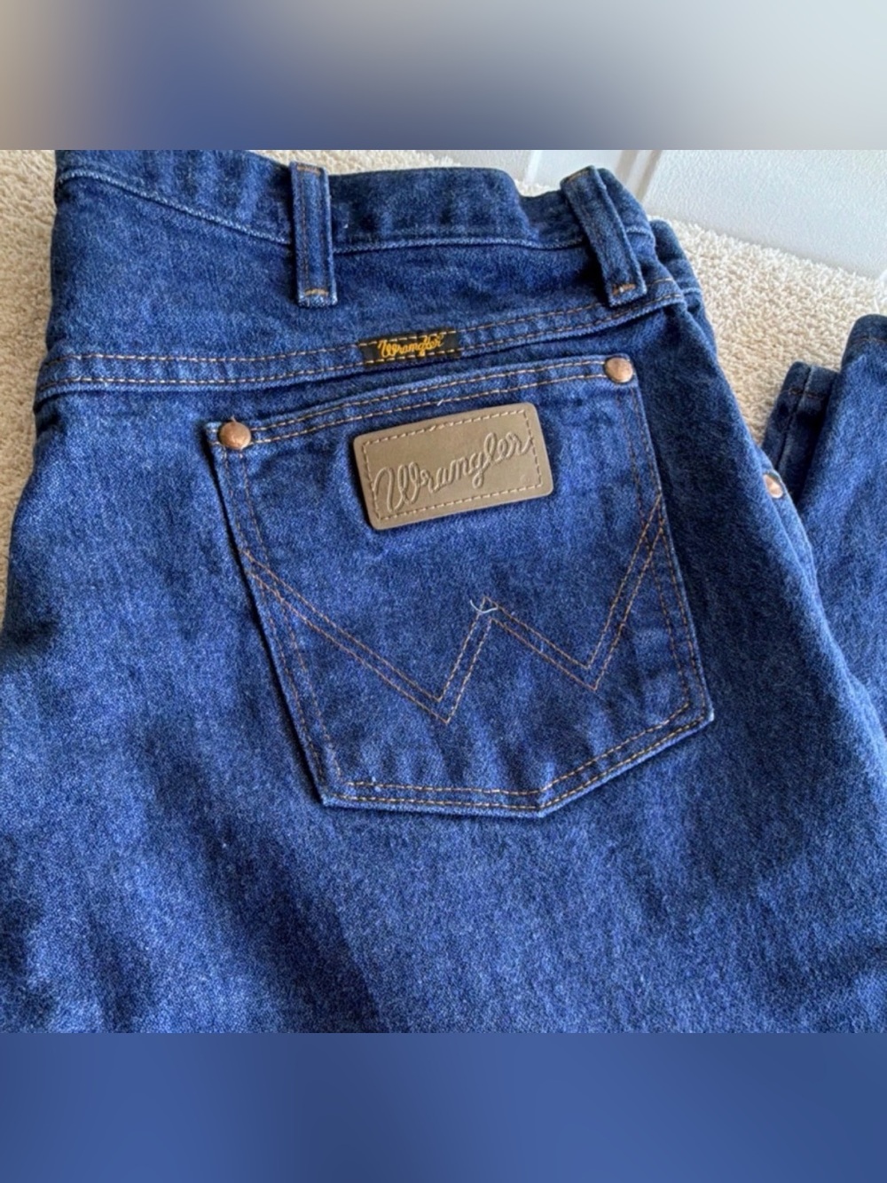 Wrangler Men's Straight Leg Jeans - - Picture 4 of 8